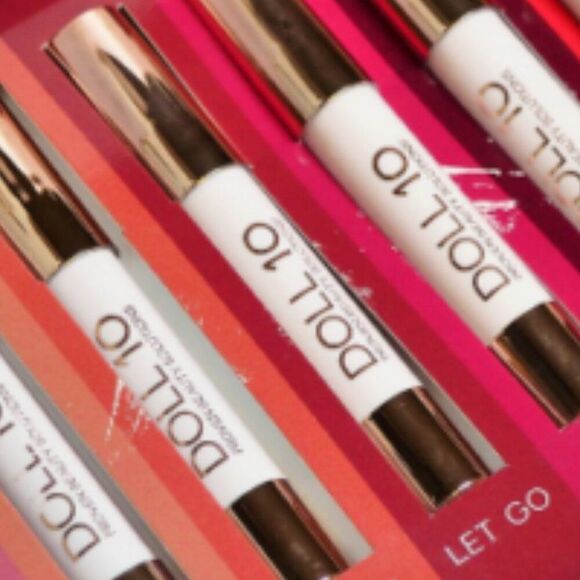 New DOLL 10 Lip Crayon "Let Go" (Cranberry) Full Size. Makeup Lipstick Beauty - Picture 9 of 9